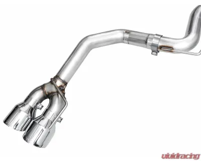 AWE Tuning Track Edition Exhaust | 4" Quad Chrome Silver Tips Ford Mustang GT 2024-2024|Ford Mustang GT Premium 2024-2024 - 3020-42650