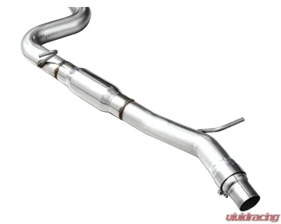 AWE Tuning Track Edition Exhaust | 4.5" Quad Chrome Silver Tips Volkswagen Golf R 2022-2024 - 3020-42658