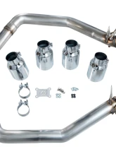 AWE Tuning Track Axleback Exhaust Chrome Silver Chevrolet Corvette 2005-2008                                     - 3020-42660 - Image 4