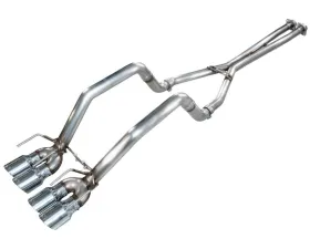 AWE Tuning Track Edition Axleback Chrome Silver Tips Chevrolet Corvette C6 6.2L 2009-2013