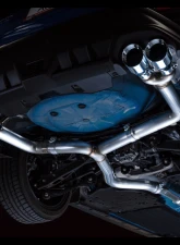 AWE Tuning Track Edition Exhaust | 3" Diameter | 4" Quad Chrome Silver Tips Subaru WRX 2022-2025                                     - 3020-42979 - Image 2