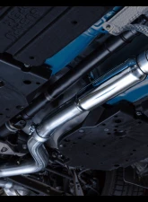 AWE Tuning Track Edition Exhaust | 3" Diameter | 4" Quad Chrome Silver Tips Subaru WRX 2022-2025                                     - 3020-42979 - Image 4