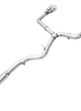 AWE Tuning Track Edition Exhaust | 3" Diameter | 4" Quad Chrome Silver Tips Subaru WRX 2022-2025                                     - 3020-42979 - Image 7
