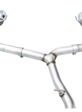 AWE Tuning Track Edition Exhaust | 3" Diameter | 4" Quad Chrome Silver Tips Subaru WRX 2022-2025                                     - 3020-42979 - Image 8
