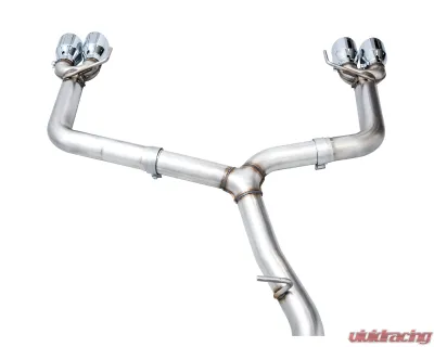 AWE Tuning Track Edition Exhaust | 3" Diameter | 4" Quad Chrome Silver Tips Subaru WRX 2022-2025 - 3020-42979
