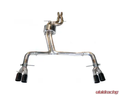 AWE Tuning Track Edition Exhaust | 2.5" Diameter | 3.54" Quad Diamond Black Tips Audi S4 2010-2016 - 3020-43020