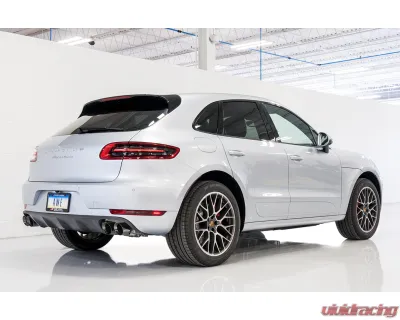 AWE Tuning Track Edition Axle-back Exhaust | 2.5" Diameter | 4" Quad Diamond Black Tips Porsche Macan 2015-2018 - 3020-43040