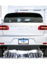 AWE Tuning Track Edition Axle-back Exhaust | 2.5" Diameter | 4" Quad Diamond Black Tips Porsche Macan 2015-2018                                     - 3020-43040 - Image 3