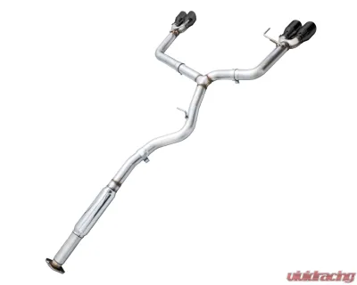 AWE Tuning Track Edition Exhaust | 3" Diameter | 4" Quad Diamond Black Tips Subaru WRX 2012-2014|Subaru WRX STI 2013-2021 - 3020-43066