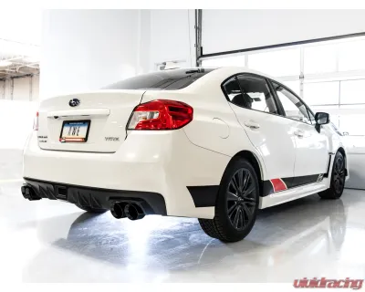 AWE Tuning Track Edition Exhaust | 3" Diameter | 4" Quad Diamond Black Tips Subaru WRX 2012-2014|Subaru WRX STI 2013-2021 - 3020-43066