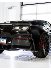 AWE Tuning Track Edition Axle Back Exhaust for Chevrolet Corvette 2014-2019 | 3" T304L Stainless Steel, 4.5" Diamond Black Tips                                     - 3020-43081 - Image 4