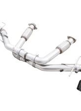 AWE Tuning Track Edition Exhaust | 3" Diameter | 4.5" Quad Diamond Black Tips Chevrolet Corvette Stingray 2020-2025|Chevrolet Corvette E-Ray 2024-2025                                     - 3020-43086 - Image 11