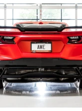 AWE Tuning Track Edition Exhaust | 3" Diameter | 4.5" Quad Diamond Black Tips Chevrolet Corvette Stingray 2020-2025|Chevrolet Corvette E-Ray 2024-2025                                     - 3020-43086 - Image 3