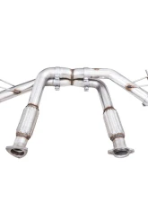 AWE Tuning Track Edition Exhaust | 3" Diameter | 4.5" Quad Diamond Black Tips Chevrolet Corvette Stingray 2020-2025|Chevrolet Corvette E-Ray 2024-2025                                     - 3020-43086 - Image 5