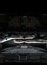 AWE Tuning Track Edition Exhaust | 3" Diameter | 4.5" Quad Diamond Black Tips Chevrolet Corvette Stingray 2020-2025|Chevrolet Corvette E-Ray 2024-2025                                     - 3020-43086 - Image 7