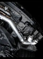 AWE Tuning Track Edition Exhaust | 3" Diameter | 4.5" Quad Diamond Black Tips Chevrolet Corvette Stingray 2020-2025|Chevrolet Corvette E-Ray 2024-2025                                     - 3020-43086 - Image 11