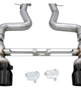 AWE Tuning Track Edition Cat Back Exhaust | 3" Diameter | 4" Quad Diamond Black BMW M3 2015-2018|BMW M4 2015-2020                                     - 3020-43087 - Image 3