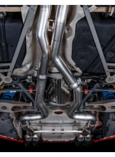AWE Tuning Track Edition Cat Back Exhaust | 3" Diameter | 4" Quad Diamond Black BMW M3 2015-2018|BMW M4 2015-2020                                     - 3020-43087 - Image 5
