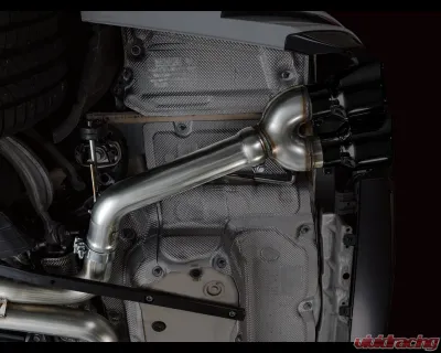 AWE Tuning Track Edition Exhaust | 3" Diameter | 4.5" Quad Diamond Black Tips Audi S7 Sportback 2020-2024|Audi S6 2020-2024 - 3020-43109