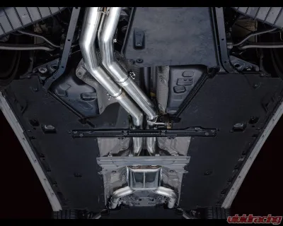 AWE Tuning Track Edition Exhaust | 3" Diameter | 4.5" Quad Diamond Black Tips Audi S7 Sportback 2020-2024|Audi S6 2020-2024 - 3020-43109