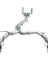 AWE Tuning Track Edition Exhaust | 3" Diameter | 4.5" Quad Diamond Black Tips Audi S7 Sportback 2020-2024|Audi S6 2020-2024                                     - 3020-43109 - Image 9