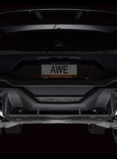 AWE Tuning Track Edition Exhaust | 5" Quad Diamond Black Tips Ford Mustang Dark Horse 2024-2025                                     - 3020-43375 - Image 3