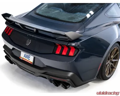 AWE Tuning Track Edition Exhaust | 5" Quad Diamond Black Tips Ford Mustang Dark Horse 2024-2025 - 3020-43375