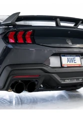 AWE Tuning Track Edition Exhaust | 5" Quad Diamond Black Tips Ford Mustang Dark Horse 2024-2025                                     - 3020-43375 - Image 7