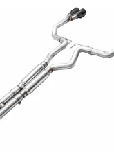 AWE Tuning Track Edition Exhaust | 5" Quad Diamond Black Tips Ford Mustang Dark Horse 2024-2025                                     - 3020-43375 - Image 8