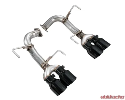 AWE Tuning Track Edition Axleback Exhaust Diamond Black Tips Subaru WRX  2022-2025 - 3020-43424