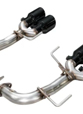 AWE Tuning Track Edition Axleback Exhaust Diamond Black Tips Subaru WRX  2022-2025                                     - 3020-43424 - Image 3