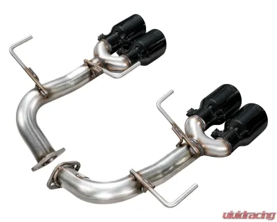 AWE Tuning Track Edition Axleback Exhaust Diamond Black Tips Subaru WRX  2022-2025 - 3020-43424