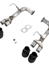 AWE Tuning Track Edition Axleback Exhaust Diamond Black Tips Subaru WRX  2022-2025                                     - 3020-43424 - Image 4