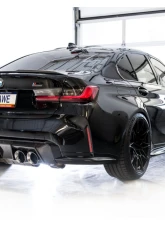 AWE Tuning Track Edition Cat Back Exhaust | 3" Diameter | 4.5" Quad Chrome Silver Tips BMW M3|M4 2021-2025                                     - 3020-43482 - Image 3