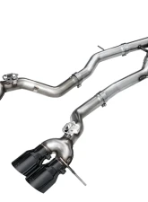 AWE Tuning Track Edition Exhaust | 4.5" Quad Diamond Black Tips BMW M2 2023-2025                                     - 3020-43487 - Image 15