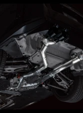 AWE Tuning Track Edition Exhaust | 4.5" Quad Diamond Black Tips BMW M2 2023-2025                                     - 3020-43487 - Image 2