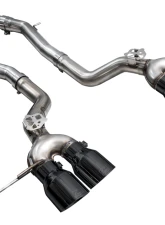 AWE Tuning Track Edition Exhaust | 4.5" Quad Diamond Black Tips BMW M2 2023-2025                                     - 3020-43487 - Image 10