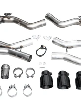 AWE Tuning Track Edition Exhaust | 4.5" Quad Diamond Black Tips BMW M2 2023-2025                                     - 3020-43487 - Image 13