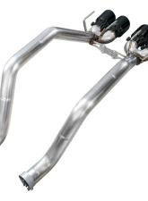 AWE Tuning Track Edition Axleback Exhaust Diamond Black Tips Chevrolet Corvette Z06 2006-2013                                     - 3020-43606 - Image 2