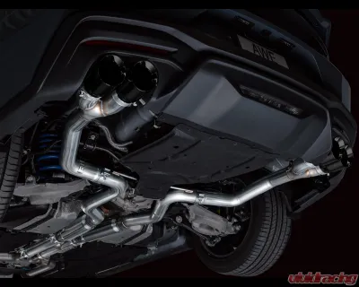 AWE Tuning Track Edition Exhaust | 4" Quad Diamond Black Tips Ford Mustang GT 2024-2024|Ford Mustang GT Premium 2024-2024 - 3020-43650