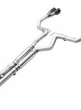 AWE Tuning Track Edition Exhaust | 4" Quad Diamond Black Tips Ford Mustang GT 2024-2024|Ford Mustang GT Premium 2024-2024                                     - 3020-43650 - Image 8