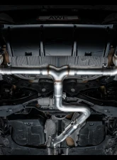 AWE Tuning Track Edition Exhaust | 4.5" Quad Diamond Black Tips Volkswagen Golf R 2022-2024                                     - 3020-43658 - Image 14