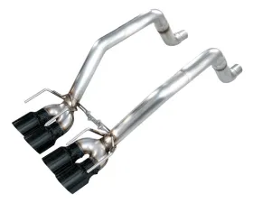 AWE Tuning Track Axleback Exhaust Diamond Black Chevrolet Corvette 2005-2008