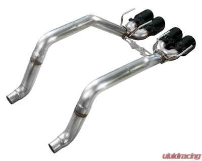 AWE Tuning Track Axleback Exhaust Diamond Black Chevrolet Corvette 2005-2008 - 3020-43660