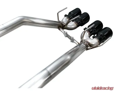AWE Tuning Track Axleback Exhaust Diamond Black Chevrolet Corvette 2005-2008 - 3020-43660