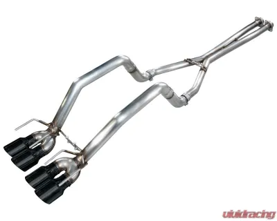 AWE Tuning Track Edition Axleback Diamond Black Tips Chevrolet Corvette C6 6.2L 2009-2013 - 3020-43662