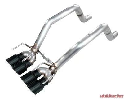 AWE Tuning Track Edition Axleback Diamond Black Tips Chevrolet Corvette C6 6.2L 2009-2013 - 3020-43662