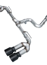 AWE Tuning Track Edition Exhaust | 4.5" Quad Diamond Black Tips Audi S3 2022-2024                                     - 3020-43897 - Image 12