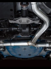 AWE Tuning Track Edition Exhaust | 3" Diameter | 4" Quad Diamond Black Tips Subaru WRX  2022-2025                                     - 3020-43979 - Image 3