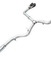 AWE Tuning Track Edition Exhaust | 3" Diameter | 4" Quad Diamond Black Tips Subaru WRX  2022-2025                                     - 3020-43979 - Image 7